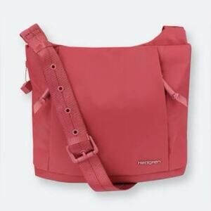 Hedgren Ember Sustainable Water Resistant Crossbody Bag Purse Pink NEW